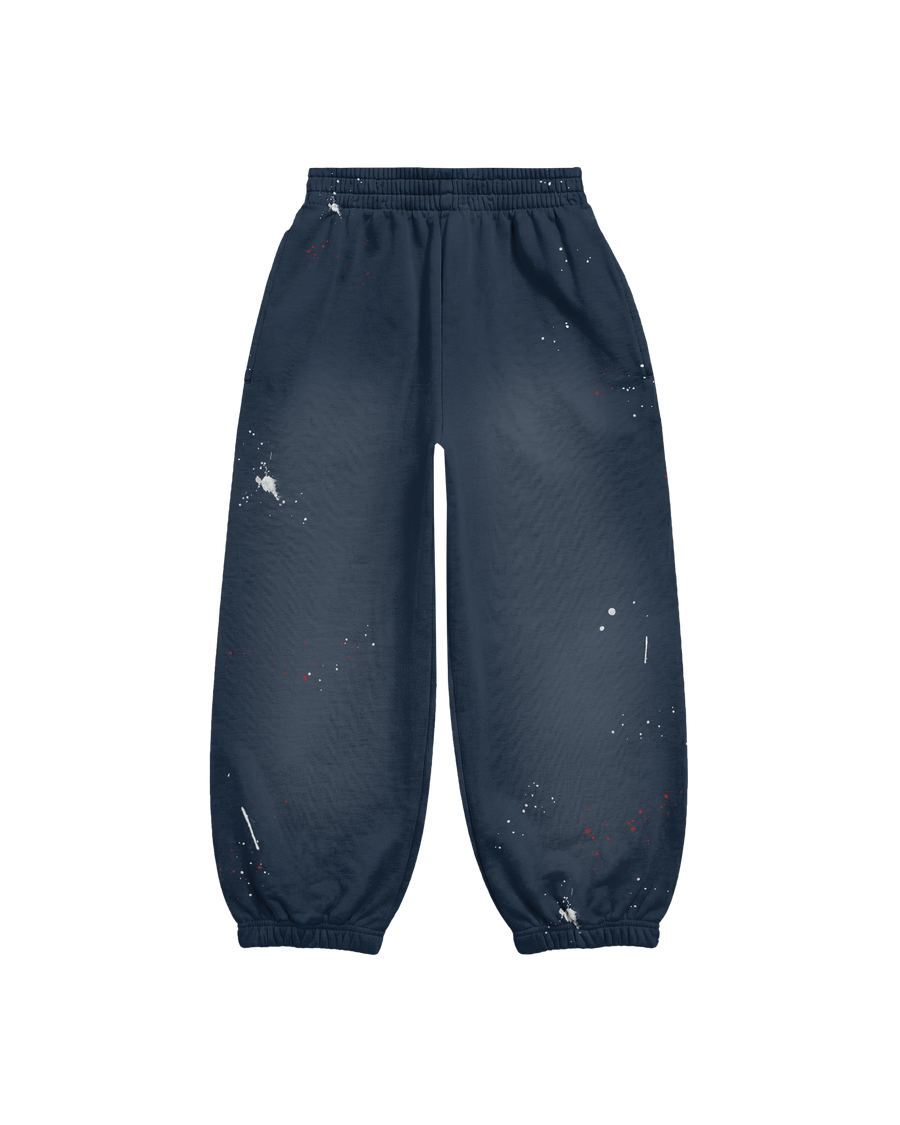 WIP PAINTED SWEATS - BLUE