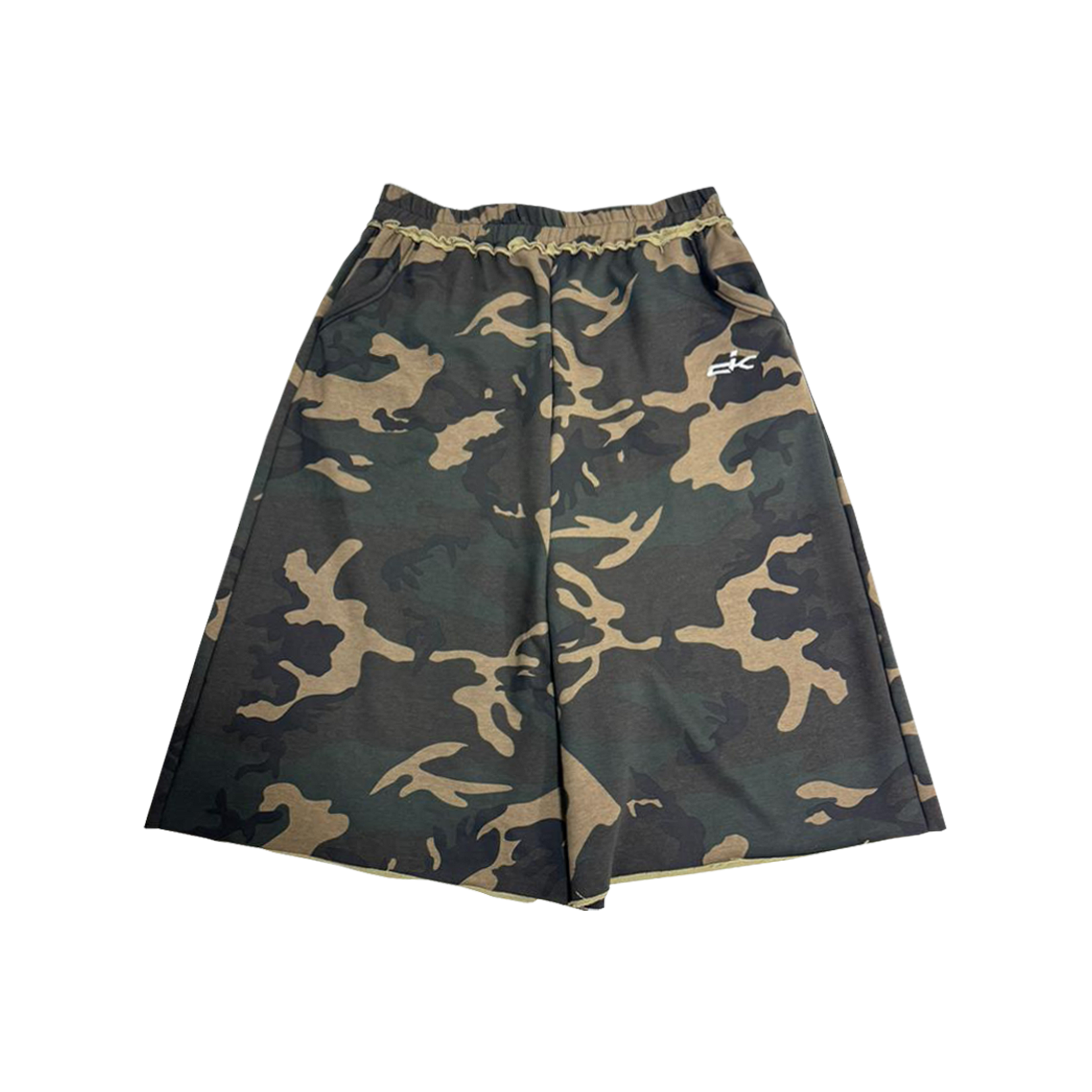 CAMO GUMDROP SHORTS